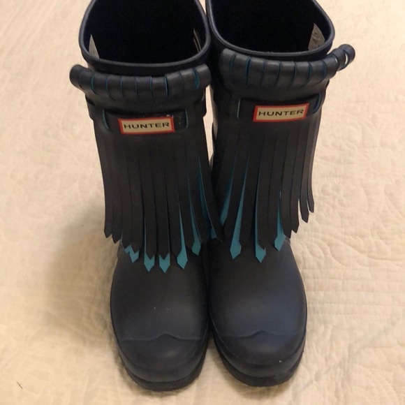 fringe hunter boots
